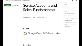 Service Accounts and Roles: Fundamentals || Learn to Earn Cloud Challenge: Security