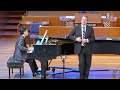 Matthew Polenzani and Ken Noda perform Barber’s Hermit Songs