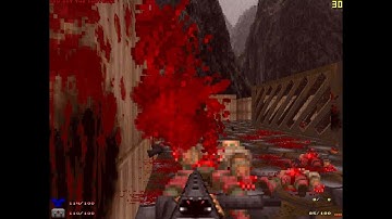 Ultimate Doom - Episode 1 - Map 9 "Military Base" - Brutal Doom - Ultra Violence