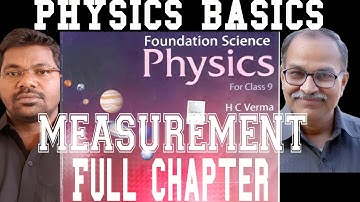 Foundation of science physics class 9 H.C Verma 1.Measurements