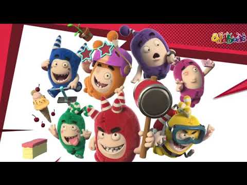 Oddbods || THE CRAZY RACE || FOOD FIGHT || KIDS CARTOON GAME