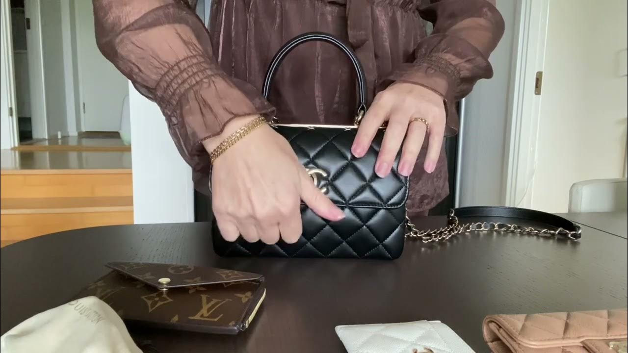 Chanel mini trendy cc what fits and size comparison 🖤 