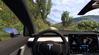 Tesla Model 3 maps- Peru Death Road Euro Truck Simulator2 Dangerous Logitech-G29 | Gameplay