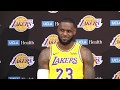[FULL] LeBron James' first press conference with Los Angeles Lakers | NBA Media Day | ESPN