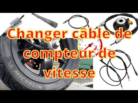 🔥TUTO🔥N⁷⁴🔥COMMENT CHANGER LE CÂBLE DE COMPTEUR DE VITESSE SCOOTER KYMCO AGILITY 50CC 4 TEMPS