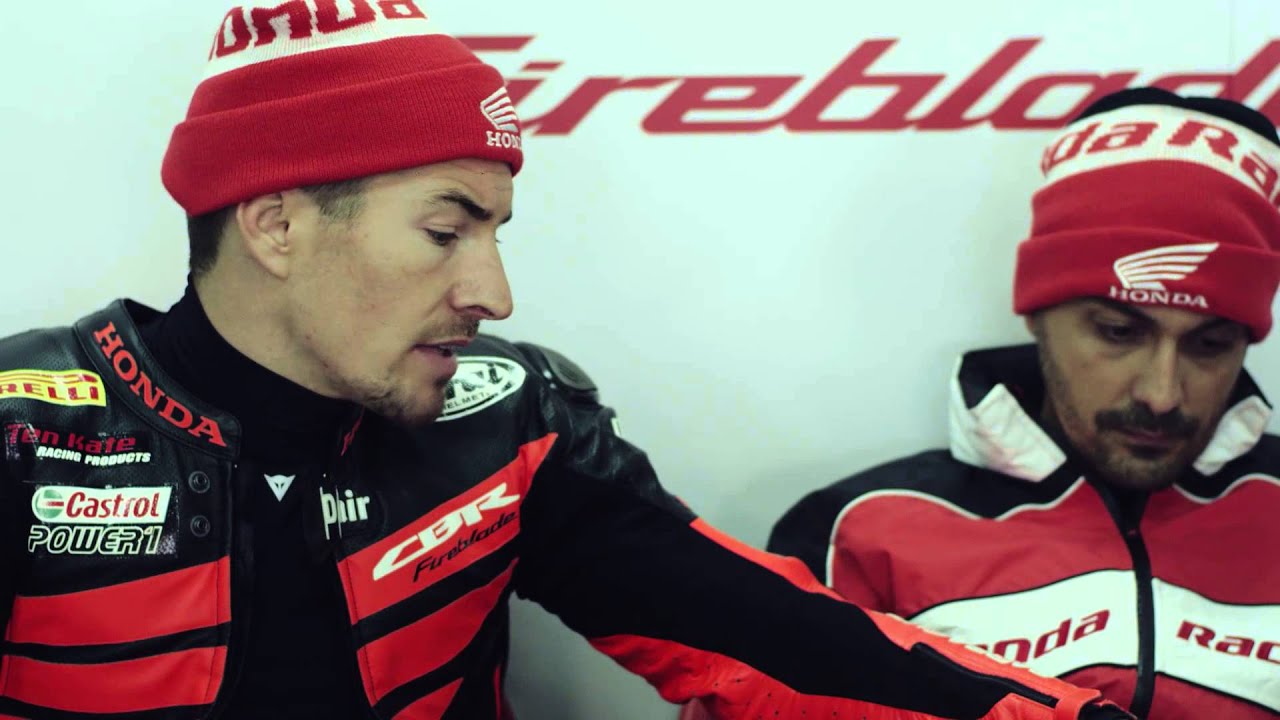 Nicky Hayden - Honda WSBK first Aragon test