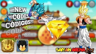 😍 New code/códigos ! Saiyan arena Online / battle of saiyan (8.0K) yellow DIMONDS !