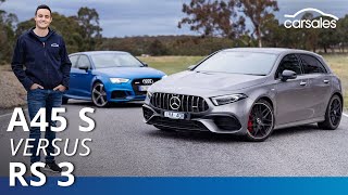 Mercedes-AMG A45 S 4MATIC+ v Audi RS 3 Sportback 2020 Comparison Track Test @carsales.com.au