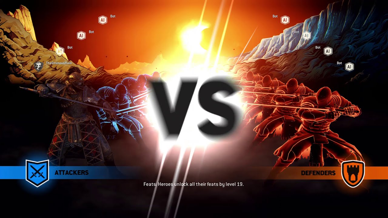 For Honor™ - Breach Custom Match as Warmonger (With Level 3 Bots)