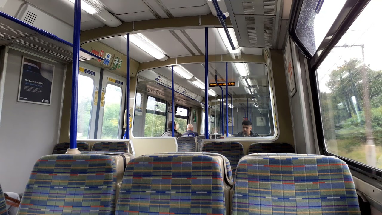 Romford to Chadwell Heath on TFL Rail class 315