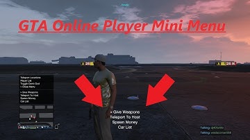 GTA 5 - Give Online Players Mini Menu - Showcase [PS3]