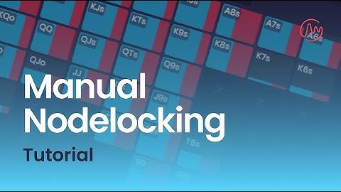 Manual Nodelocking | Deepsolver Tutorial Video | Poker Solver
