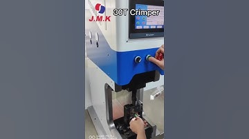 Brand new thick cable harness terminal crimping machine #crimpingmachine #terminalmachine