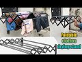 Cloth Hanger for Drying//Make a foldable clothes rack//wall mounted drying rack