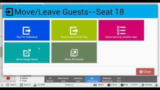 Moving & Leaving Guests & Split Payments - Seed Digital Menu for Clover