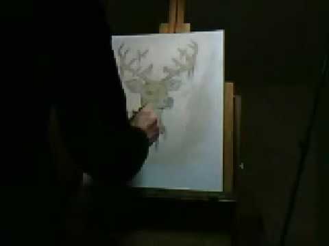 Keith Carter - underpainting time-lapse