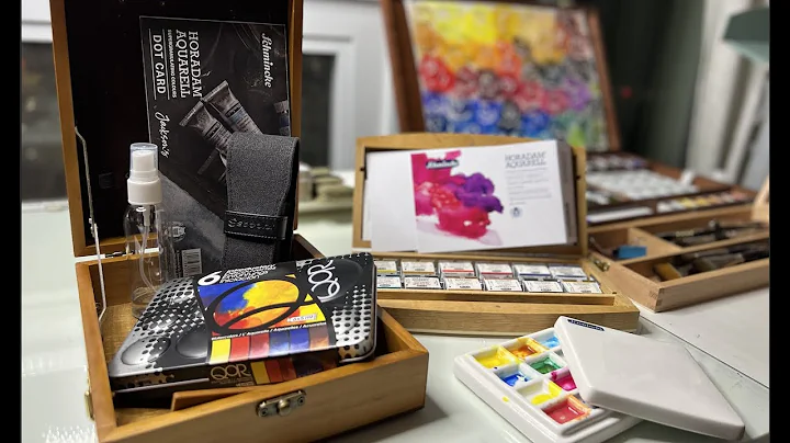 Jackson's Watercolor Haul Unboxing | Schmincke and QOR Watercolors + Escoda, DaVinci Brushes