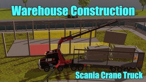 Warehouse Construction (Timelapse) - Relaxing Construction Simulator 2015 Gameplay