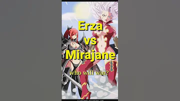 Fairy Tail: Erza vs Mirajane Strauss. Who will win? #entertainment #anime #shortvideo #shorts