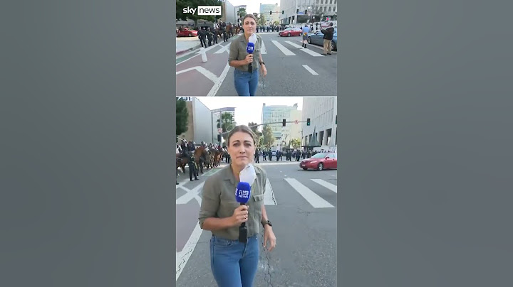 LA: Reporter shot with rubber bullet