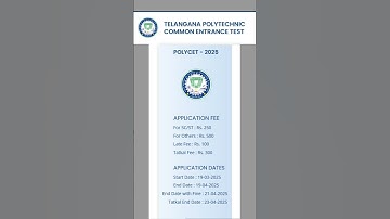 apply polycet 2025, polycet application dates notification download  #tgpolycet2025 #tspolytechnic