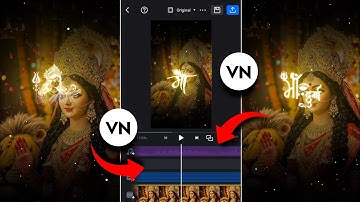 New Trending Durga Puja Status Video Editing | Navratri Special Status video Editing In Vn App