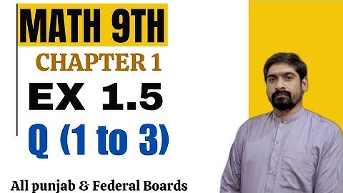 Determinants of Matrices | Class 9th Math Exercise 1.5 | Matrix Determinant Tutorial | Q 1-3