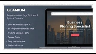 Glamium - Responsive Multipurpose HTML5 Template | Themeforest Templates