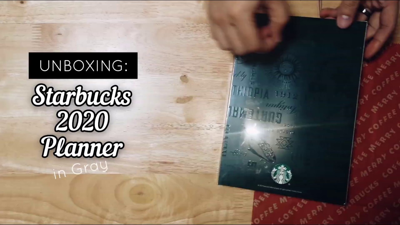 Unboxing Starbucks 2020 Planner in Frost Gray The MultiHobbyist