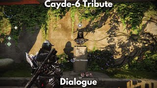 Famous Cayde-6 Tribute, Dialogue [4K] - Destiny 2, Lightfall Net Worth