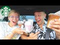 WE TRIED OUR SUBSCRIBERS FAVORITE STARBUCKS DRINKS!!!