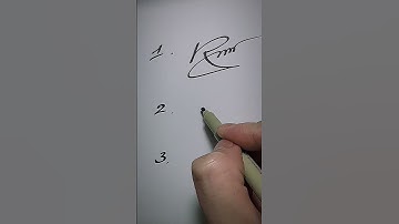 Cách tạo chữ ký đẹp đặc biệt với chữ (R)