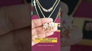 Impon Stud Collection #geethatrendycollections #imponearringslikegold #onlinejewellery #trending