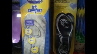 Tri-Comfort Orthotic insoles- flat feet 