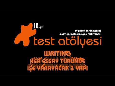 Writing - Her essay türünde işe yarayacak 3 yapı