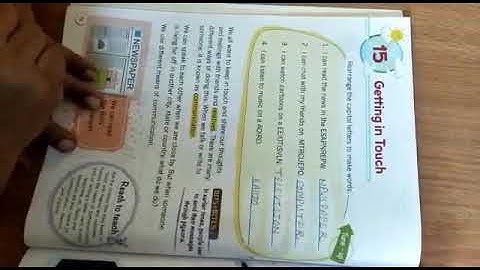 EVS class 1 chapter 15 Getting In Touch part 1