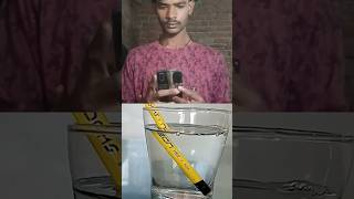 Why Does Pencil Broken in Water 🤯 | Refraction Experiment #shorts​ #experimnent @CrazyXYZ