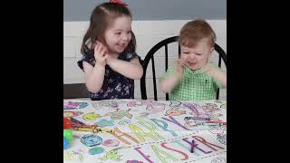 Easter Coloring Tablecloth