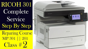 RICOH Mp 301 Complete Service Step by Step || Drum Unit Repairing || Part 2 || #ricoh