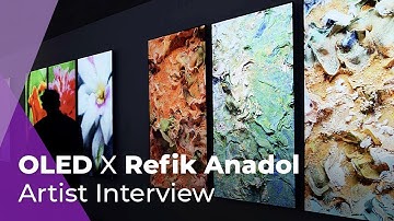 Painting with OLED (Artist Interview) | OLED X Refik Anadol