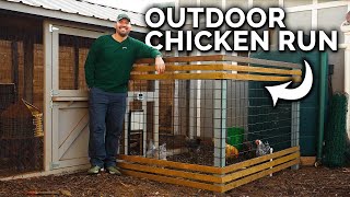 DIY Outdoor Chicken Run Build for the Epic Hens!