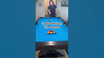 How To Break In 8 Ball Like A Pro 