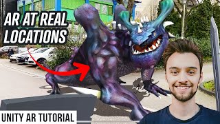 Create AR Games at real locations! (Unity + Lightship VPS Tutorial) screenshot 3