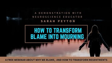 Transforming Blame into Mourning: Free Process Work Map and Demonstration for Working with Blame