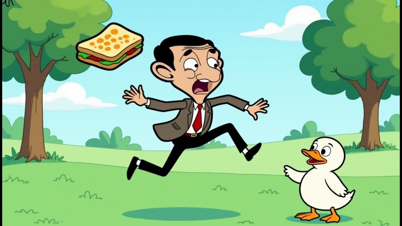 Mr Bean Cartoon – the Flying Sandwich 😂 | Funny Cartoon Clips | Mr Bean Animated