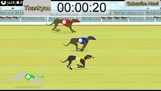 Greyhound Race! nice time countdown timer