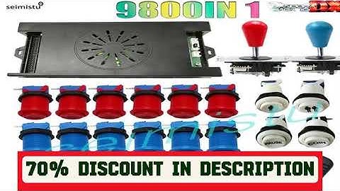 A must-have product! Arcade 9800 In 1 Saga Dx Kit 2 Player Arcade Diy Kit Arcade American joystick