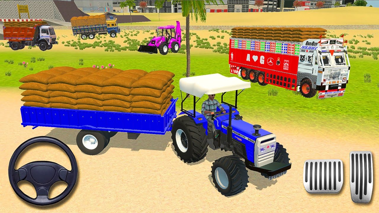 🔴DRIVE JCB AND UPLOADING STONE🪨 FROM LORRY🌋 TRUCK IN GAME🎮 
