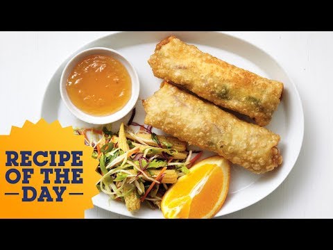 recipe-of-the-day:-chicken-egg-rolls-with-broccoli-slaw-|-food-network