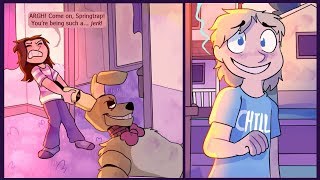 Springtrap and Deliah Part 2【 FNAF Comic Dub - Five Nights at Freddy's 】